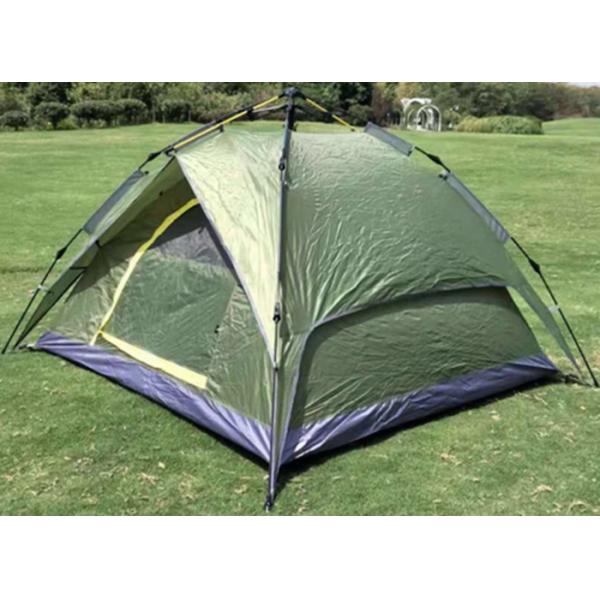 210*210*135cm Automatic Fibreglass Pole Waterproof PU2000mm Coated Green 190T Polyester Rainproof Outdoor Camping Tents