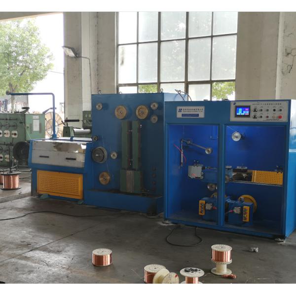 1500mpm Customized Wire Drawing Machine For Drawing And Annealing Automatic Double Spooler