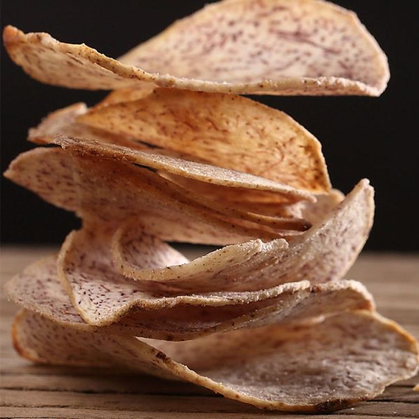 Factory Direct Sales Delicious Healthy Vegetable Snacks Non Fried Crispy Spicy and Salt Taro Slices Low-Temperature Dehydrated