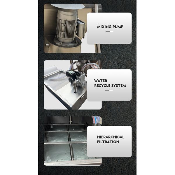 Vapor Cleaning Wet Sandblasting Machine for Closed Loop System