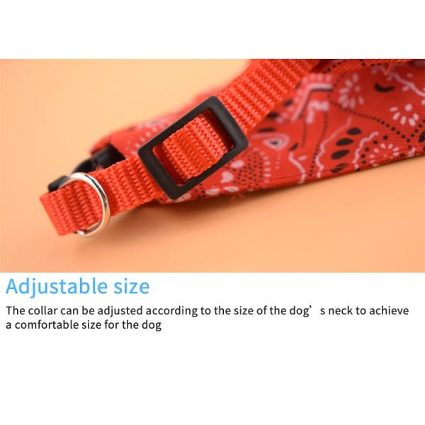 Double Layer Dog Neck Scarf Holiday Dog Bandanas Fashion Style