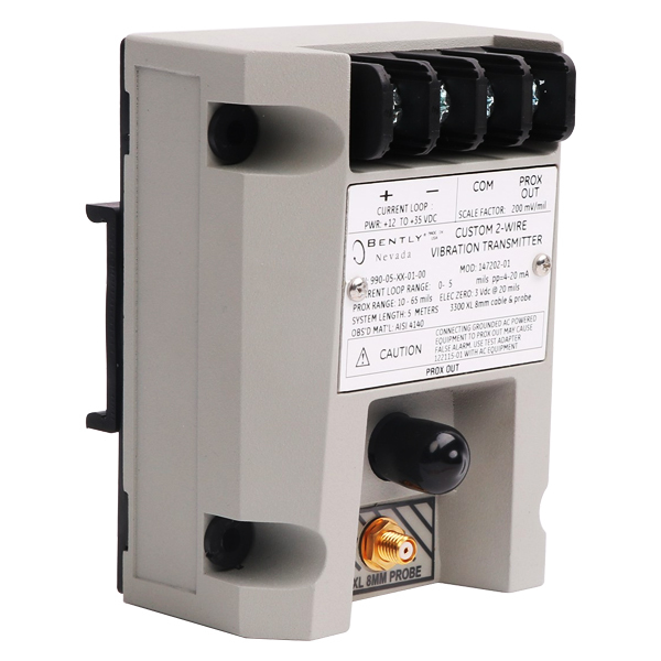 Built-in Proximitor Sensor Integration 2-Wire Vibration Transmitter Bently 990-05-70-01-CN
