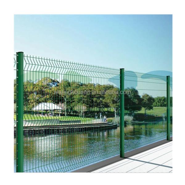Affordable 3d Curved Fencing Folding Garden Fence Panel Customized Metal Frame Material