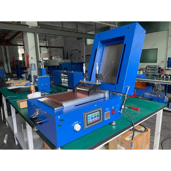 Compact Battery Coating Machine Automatic Film Coater With Heating Dryer