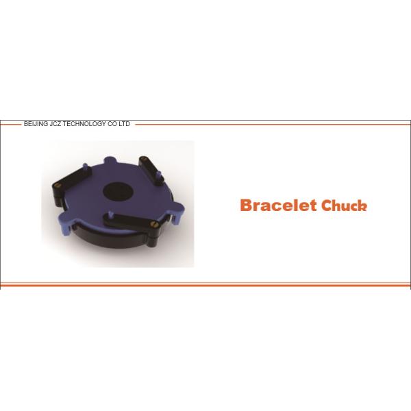 Black Precision Rotary / Rotation Axis With Bracelet Chuck Angle Adjustable