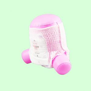 Buy cheap Soft Nowoven Frabic Baby Panty Diaper for Babies in Convenient Pull Up Style product