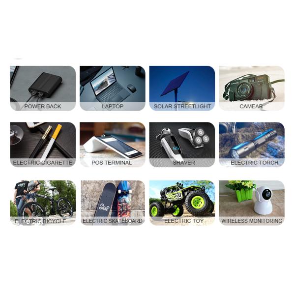 Long Lifespan Lithium Ion Battery Pack High Energy Density Portable For Camera