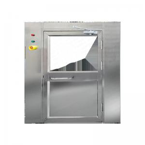 China stainless steel Dynamic Electrical Pass Through Box UV Clean Room Pass Thru Box on sale