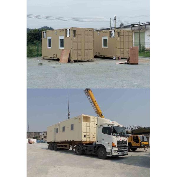 Movable Custom Shipping Container House Site Camp North American Standard