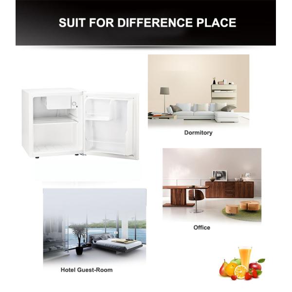 Single Door Portable Compact Refrigerator High Efficient Evaporator