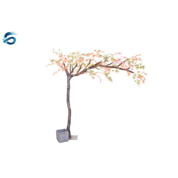 High Simulation Artificial Outdoor Plants , Autumn Silk Trees 2.5 M Height