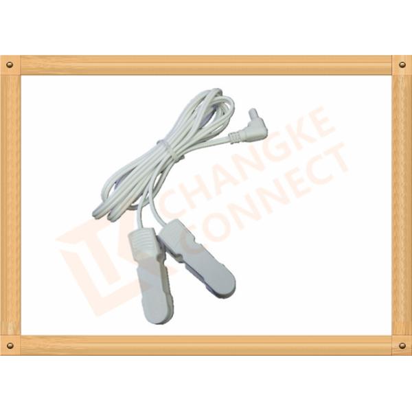 Surgical DC 2.35mm Tens Unit Replacement Leads Wire To Clip 3m