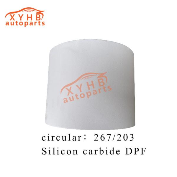 Ceramic Carrier Silicon Carbide Three-Way Catalytic Filter Element Euro 1-5 Model: 267*203