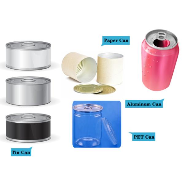 Ring Pull SS304 2.6KW Automated Bottle Filling Machine Flip Top Aluminum Can Sealer