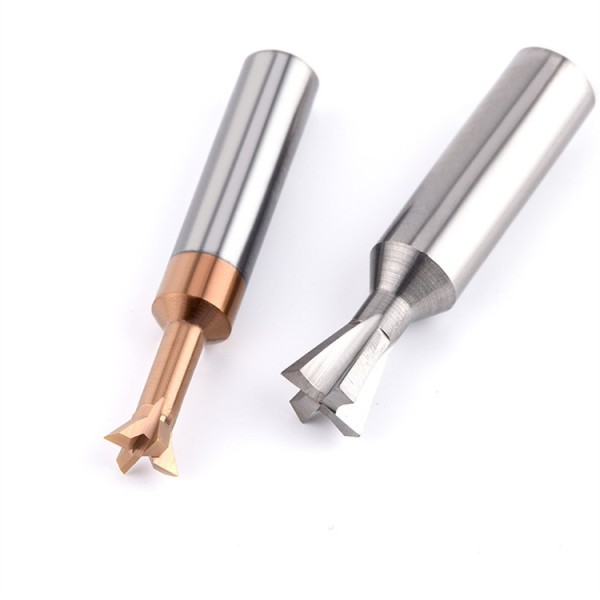 48 60 90 Degree Dovetail Milling Tools Carbide End Mill Cutter Groove Slot Custom Size