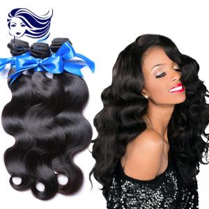 China Remy Virgin Malaysian Hair Body Wave Double Weft 7A Virgin Curly Hair Bundles on sale