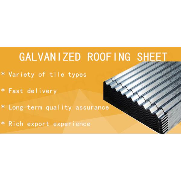 Building Construction Material Z30g Galvanized Corrugated Steel Roofing Sheet 0.13-1.0mm Thickness with 600-1500mm Width