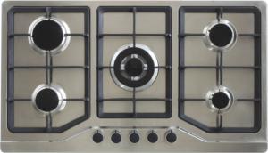Buy cheap Super Flame Home Gas Stove , Five Burner Gas Cooker AC / Battery Ignition Type product