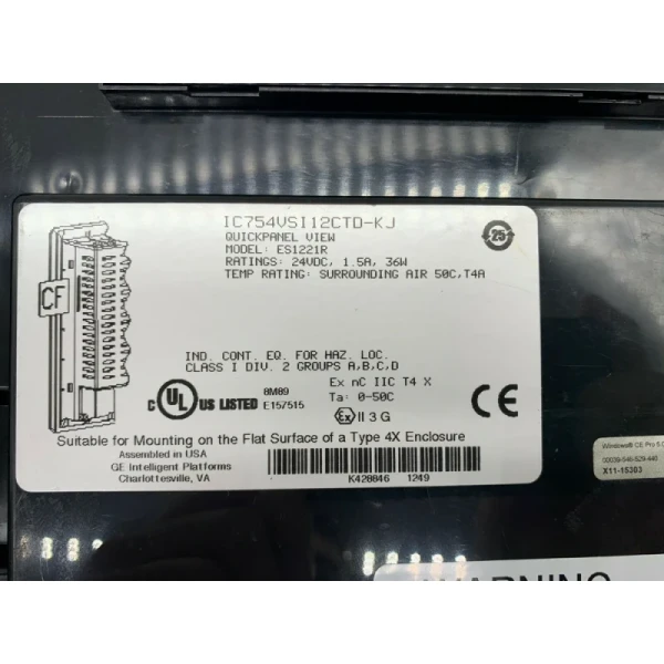 IC754VSI12CTD GE Operator Panel