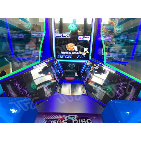 LET'S DISC Arcade Machine High-Precision Professional Disc Toss Arcade Machine 4-Level Interactive Disc Throwing Game