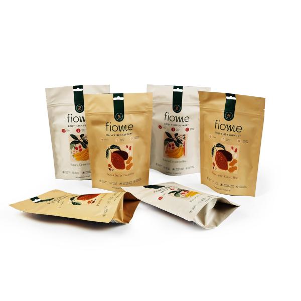 Custom Laminated Stand Up Pouch Food Grade Candy Snacks Nuts Packaging Bag With Zipper Ziplock Bags