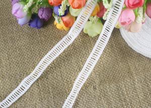 Buy cheap Polyester Ladder Water Soluble Chemical Lace Trim By The Yard Good Color Fastness product