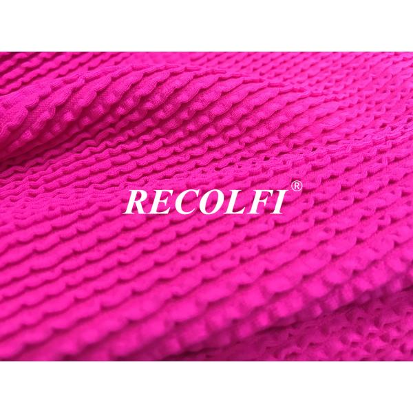 Uv Fabric Protector Stretch Mesh 80CM Ribbed Swimwear Fabric