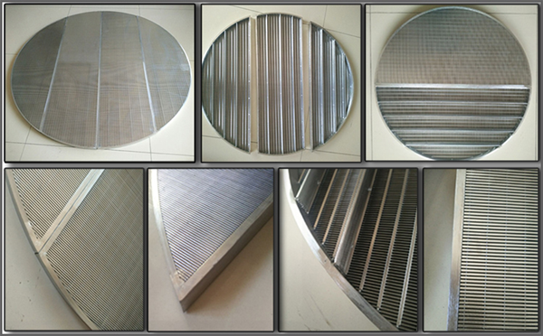 High Performance Lauter Tun Screen Filter , Beer Wedge Wire Screen Panel