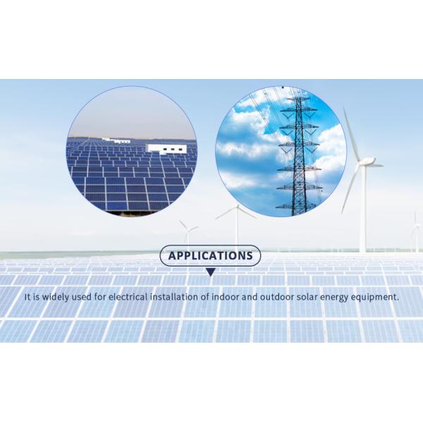 US Currency PV Solar Power System Cable with TPE Insulating Material and UL Certificate
