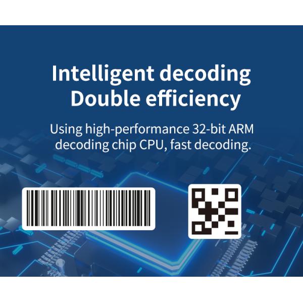 Handheld 1D Laser CCD Qr Code Supermarket Inventory Reader