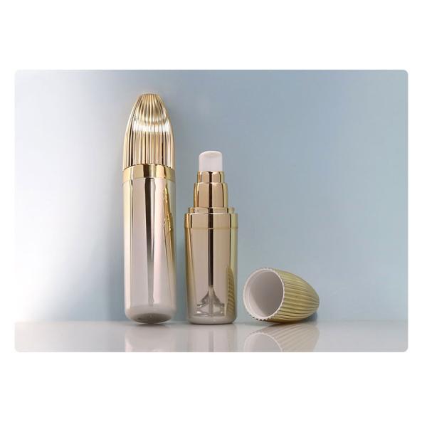 Electroplate Luxury Acrylic Set Liquid Foundation Bottle Face Cream Jar Pumb Spray Bottle For Cosmetic Packaging