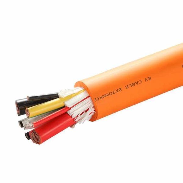 Single Core Shielded Electric Car Wire EV Cable 6AWG 14AWG Energy High Voltage Wire Silicone Rubber Jacket