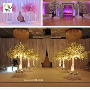 China UVG 10ft Wedding Decoration Trees in Silk Cherry Artificial Flower Manufacturer for Stage on sale