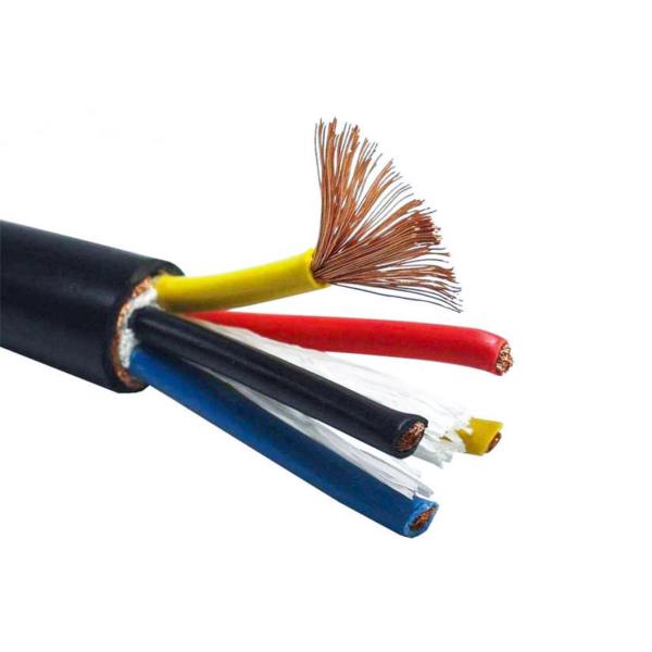 Electric Industrial Welding Wire 6AWG Rubber Sheathed Copper Cable with PVC Insulation