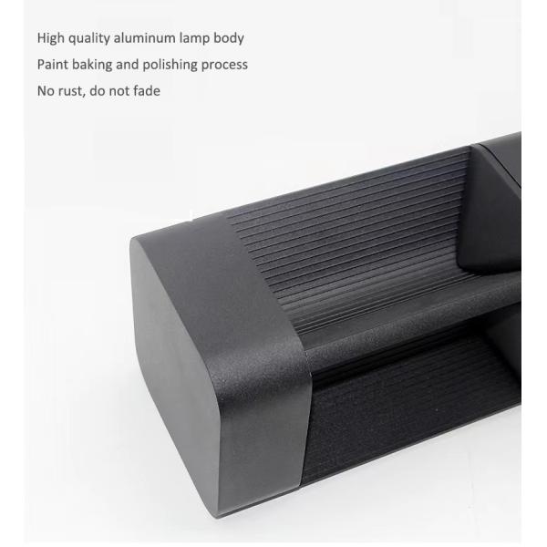 Osram Chip LED Lawn Lamp 10w Triangle Bollard Light Matte Black