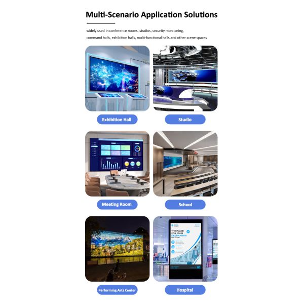 Full Color HD Video Wall Indoor LED Display Screen for Meeting Room