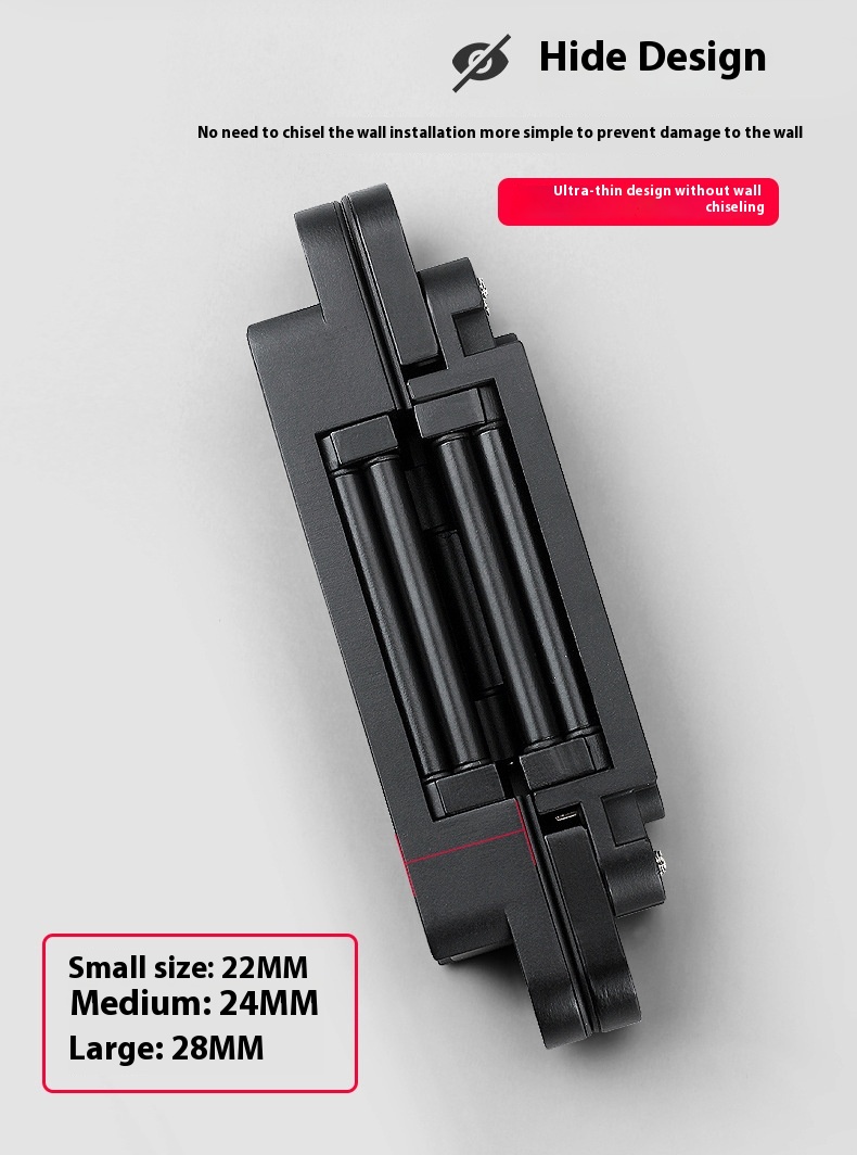 Modern 180 Degree Adjustable Three-Dimensional Hidden Door & Window Hinge Foldable for Internal/External Use