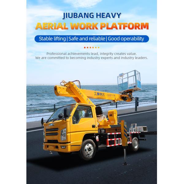 Customized Diesel 23m Telescopic Boom Bucket Vehicle Aerial work truck High-altitude Operation Truck