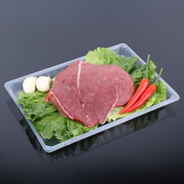 Quality Disposable 22.5x15.5x2cm FDA Plastic Meat Tray for sale