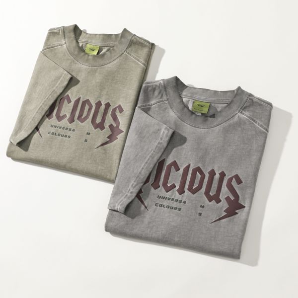 300g 100% Cotton Knitted Oversized Solid Vintage Breathable Letter Printed Washed T-shirt OEM Short Sleeved ODM