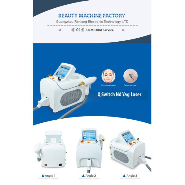 Eyebrow Tattoo Removal Q Switched ND YAG Laser Machine Carbon Peel 1500W