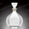 SGS Cork Sealing White Glass 750 Ml Whiskey Bottle for sale