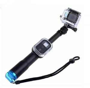 39 Inch Waterproof Handheld Selfie Stick Monopod For Gopro 5 3+ 3 4 Session With WiFi Remote Clip