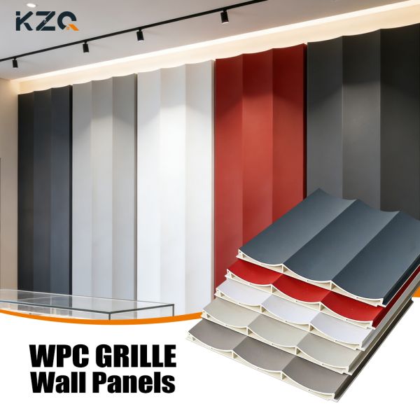 WPC Wall Panel Indoor Wood Plastic Composite Cladding Wall Panel For TV Background Decoration
