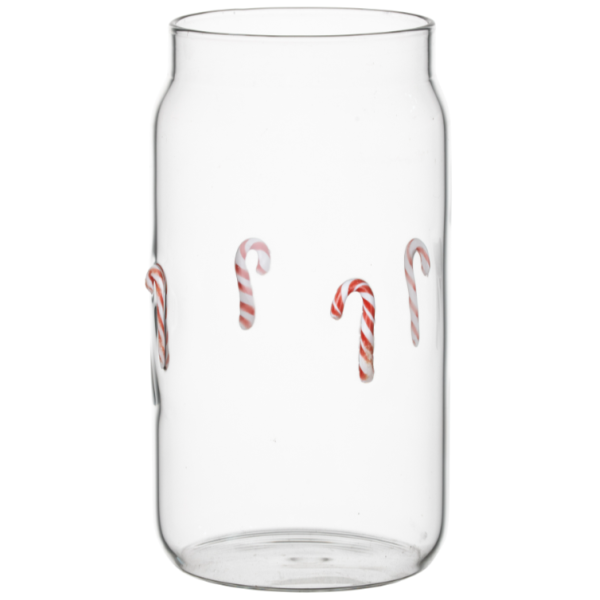 Custom Capacity Borosilicate Glass Cup For Drinking Cola Juice Milk Tea Christmas Gift