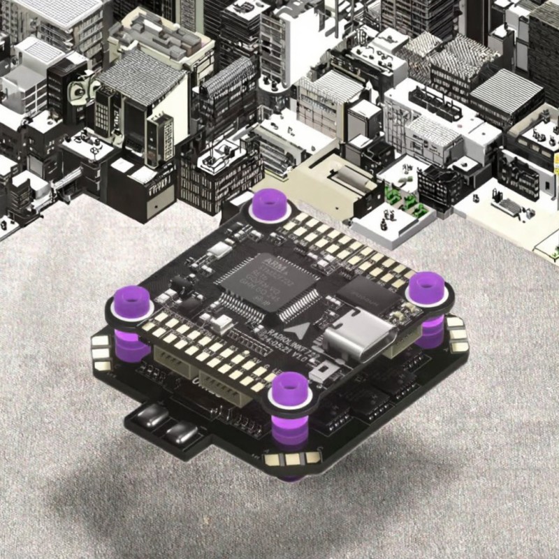 Radiolink F405 Flight Controller STM32F405RGT6 Processor 128MB High Capacity Blackbox Gyro BMI270 Plastic Built-in OSD Module