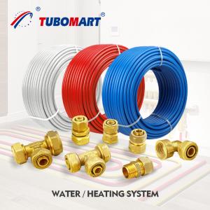 Buy cheap Brass Compression Pex Fitting For Pex Multilayer Water Pipe ISO 14001 product