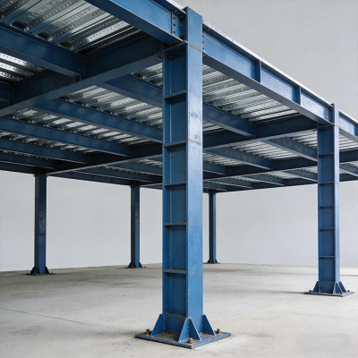 Modular Light Steel Frame Mezzanine Platform for Construction Concrete Support