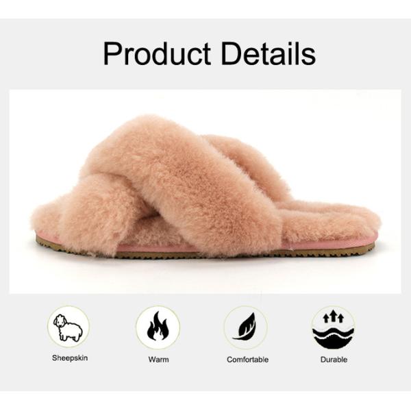 Solid Pattern Summer Slip On Sandals With Synthetic Material OEM