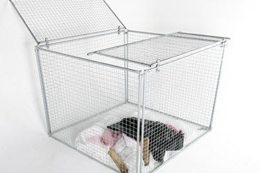 1500MM X 1800MM X 1800MM rubbish cage for sale rubbish containment